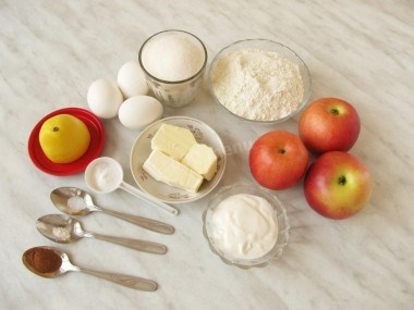 Рецепт польского пирога с яблоками и безе на песочном тесте