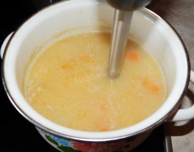 Приготовление супа пюре из курицы и картофеля: