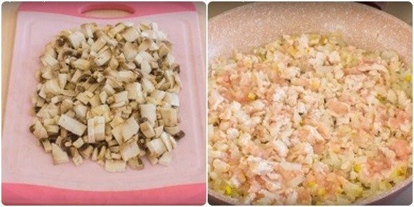 Запеканка с картошкой, грибами и фаршем – фото-рецепт