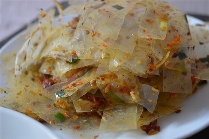 Fried Rice Paper Chips