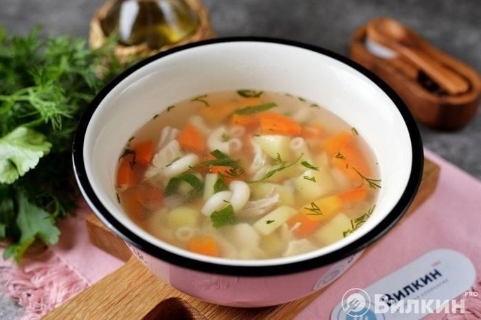 Фотоотчеты к рецепту супа с макаронами, картошкой и курицей