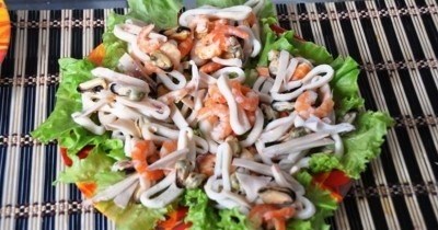 Салат ассорти из морепродуктов: здоровый и нежный кулинарный шедевр