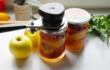 Яблоки в сиропе на зиму с лимонной кислотой