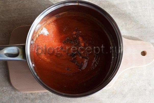 Томатный соус из томатной пасты с варкой (для пиццы)