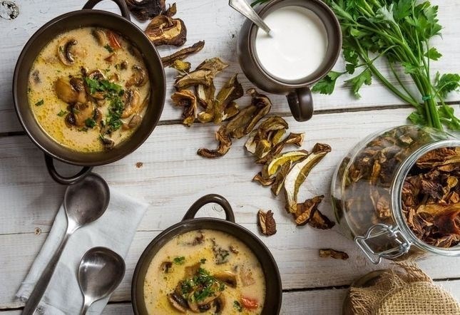 Принципы и особенности приготовления супа из сушеных грибов с картошкой и вермишелью