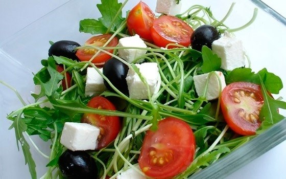 Салат греческий с помидорами черри – очень вкусный