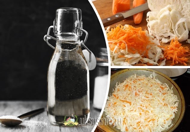 Классический рецепт салата из свежей капусты с уксусом и сахаром, как в советской школьной столовой