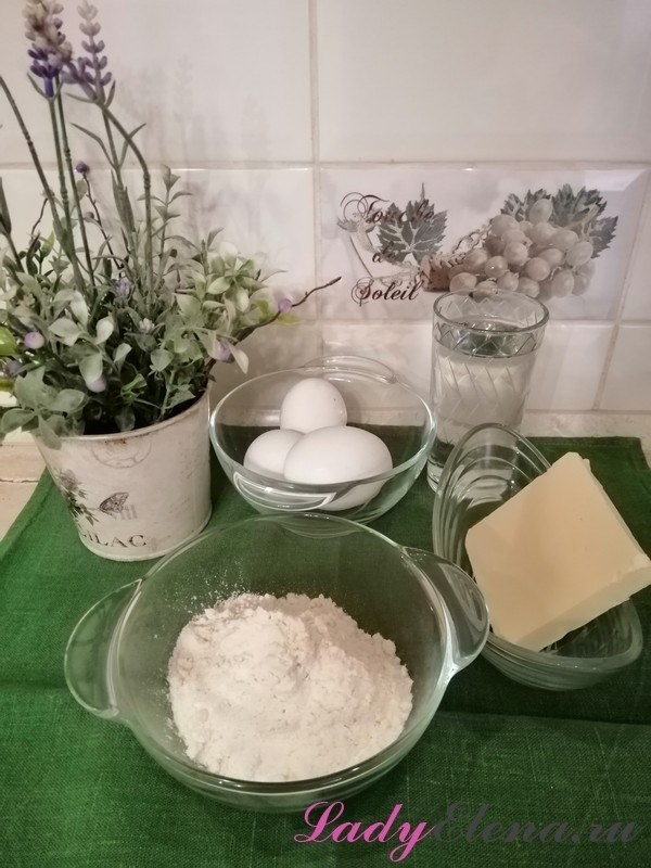 Как приготовить заварное тесто для эклеров на растительном масле?
