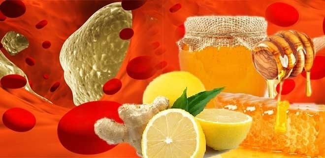 Имбирь с медом и лимоном от холестерина