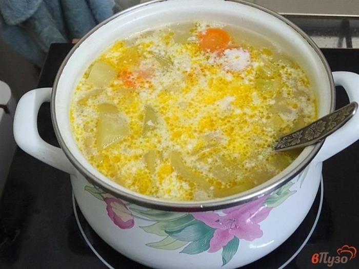 Пошаговый рецепт с фото: суп пюре из картофеля и кабачков