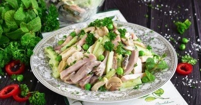 Свиной язык с овощами по-китайски: простой и вкусный рецепт