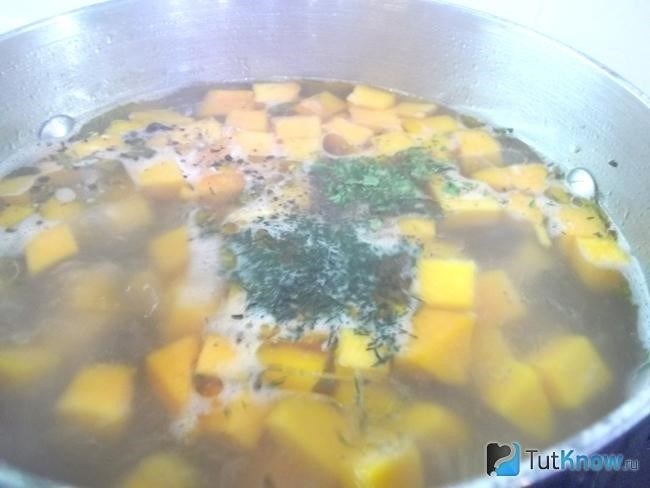 Как приготовить тыквенный крем-суп со сливками и курицей