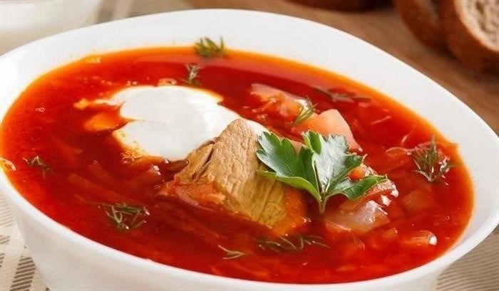 Быстрый и вкусный борщ со свининой в мультиварке за 30 минут