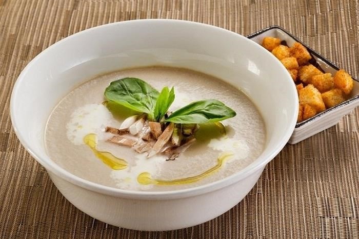 Рецепт приготовления супа-пюре из шампиньонов в мультиварке