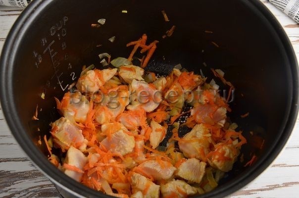 Пошаговый рецепт приготовления гуляша из куриного филе на сковороде