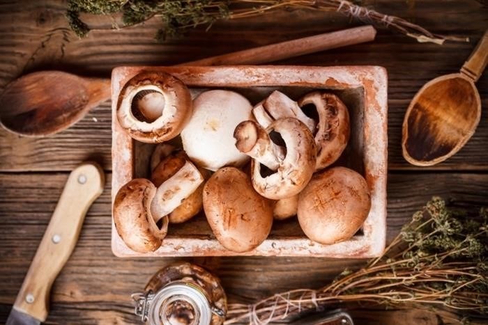 Аппетитные фаршированные грибы