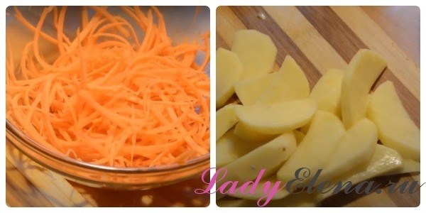 Картофель с шампиньонами жареный на сковороде – пошаговый фото-рецепт